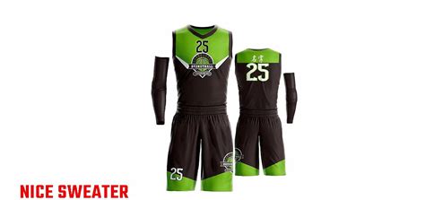 Green And Black Basketball Jersey Design Sublimation