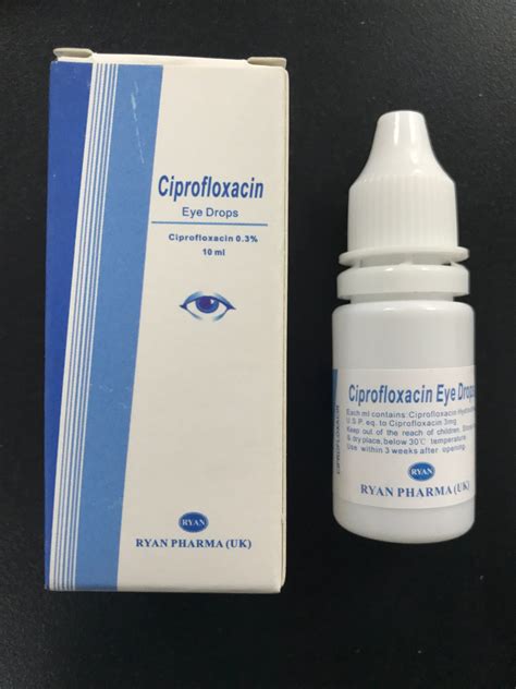 Ciprofloxacin Eye Drops Ophthalmic Ml Ciprofloxacin Eye And