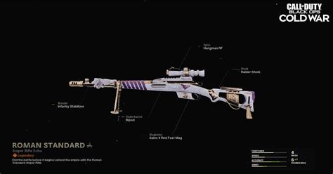 The Roman Standard Weapon Blueprint Is Live In Cod Black Ops Cold War