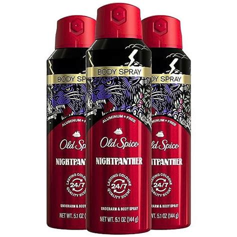 Old Spice Nightpanther Body Spray For Men Oz Pack Of Walmart