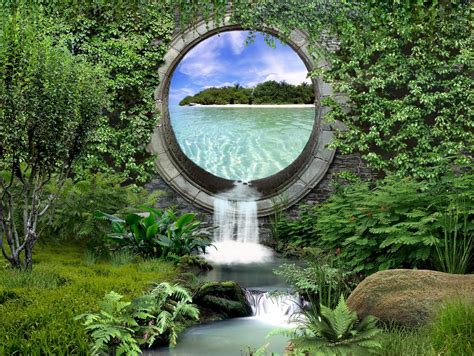 Fantastic backgrounds for Photoshop with nature