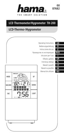 Hama TH-200 Manuale utente | Manualzz