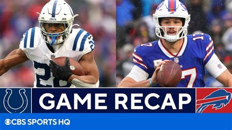 Colts Dominate Bills 41 15 Colts Vs Bills Full Game Recap Cbs