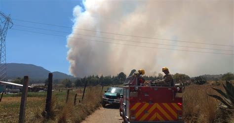 Esfuerzos Pc Y Sedema Para Sofocar Incendio Forestal En Las Vigas