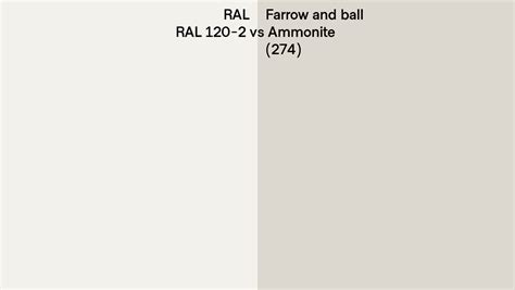 Ral Ral 120 2 Vs Farrow And Ball Ammonite 274 Side By Side Comparison