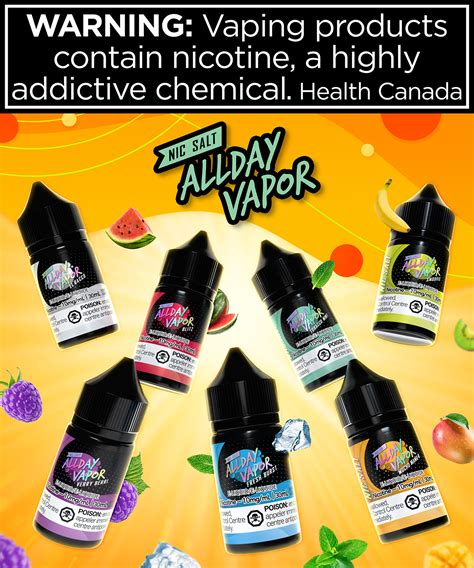 Allday Vapor 20MG ML El Bacco Amazing Flavour