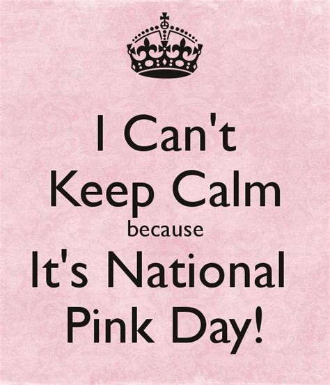 Happy National Pink Day June 23 National Pink Day Art For Art Sake