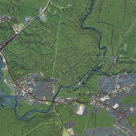 NY-Forestport: GeoChange 1945-2011 map by Western Michigan University ...