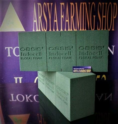 Jual Oasis Indocell Floral Foam Atau Busa Hijau Basah Atau Gabus Bunga