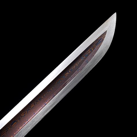 Tang Dynasty Sword High Performance 1000 Layer Folded Steel Red Blade