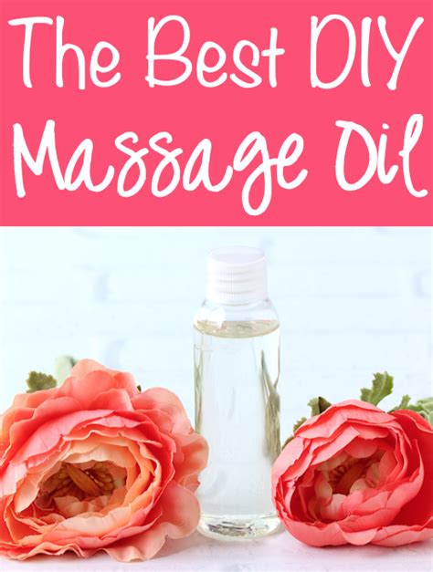 How To Make Massage Oil {fun At Home Date Night Idea} Diy Massage Oil Recipes Massage Oils