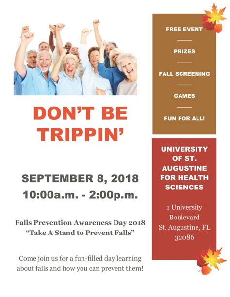 Fall Prevention Dont Be Trippin Council On Aging Coa