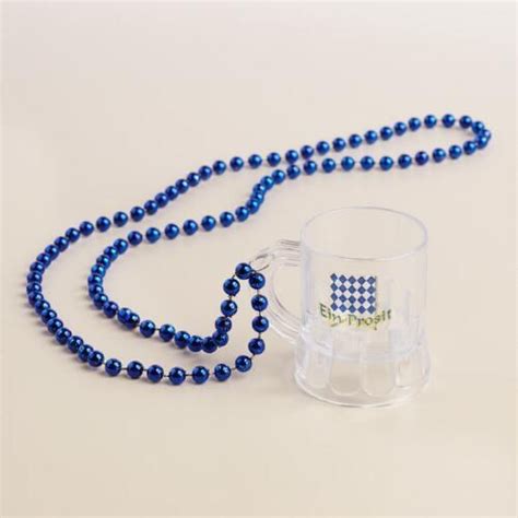 Blue Oktoberfest Beads With Mug Set Of Oktoberfest Beads Mugs