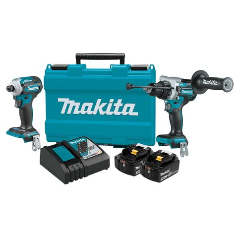 Makita 18v Lxt Brushless 2 Piece Hammer Drill Driver Impact Driver K