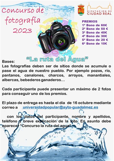 Concurso De Fotos La Ruta Del Agua