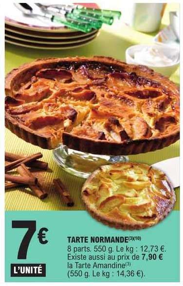 Promo Tarte Normande Chez E Leclerc ICatalogue Fr