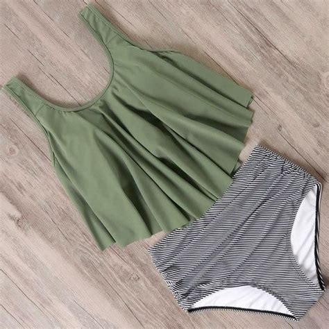 MAILLOT DE BAIN RUUHEE maillot de bain Bikini taille haute ensemble deux pièces soutien