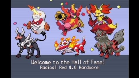 Pokemon Radical Red Hardcore Mode Fire Monotype Elite Champion