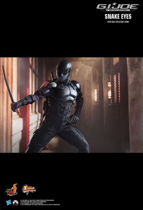 Hot Toys G I Joe Retaliation Snake Eyes Figure Revealed Mint Condition Customs
