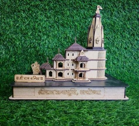 Sita Ram Wooden Temple at Rs 150/piece | Wooden Temple Model in ...