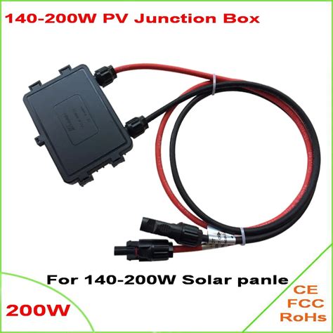 5pcs Lot 140W 200W Solar Panel Junction Box With 3 Diode 90cm 6mm2 PV