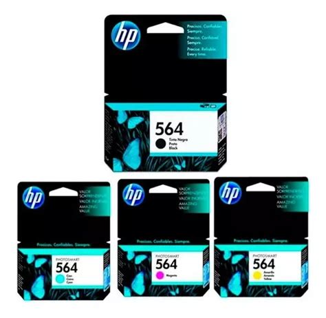 Cartucho De Tinta HP HP 564 Cian Magenta Yelon Negro Do 15 Ml 4