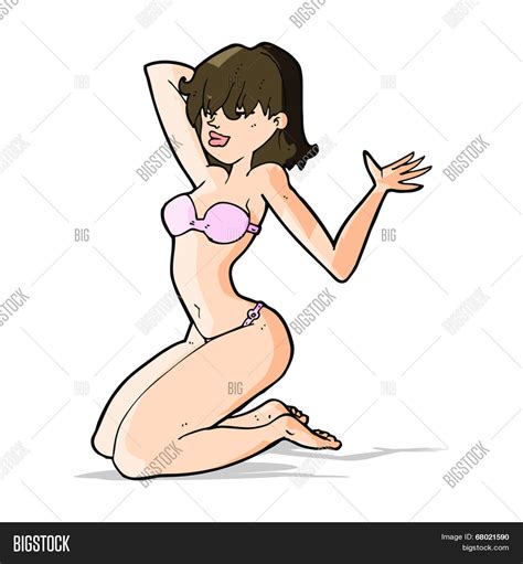 Cartoon Sexy Bikini Vector Photo Free Trial Bigstock