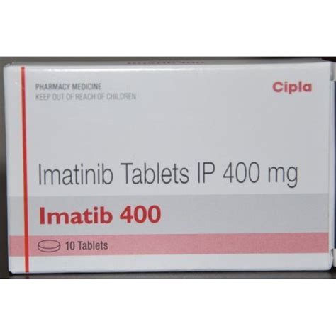 Cipla Imatib Imatinib Mesylate 400 Mg Tablets For Clinical Packaging