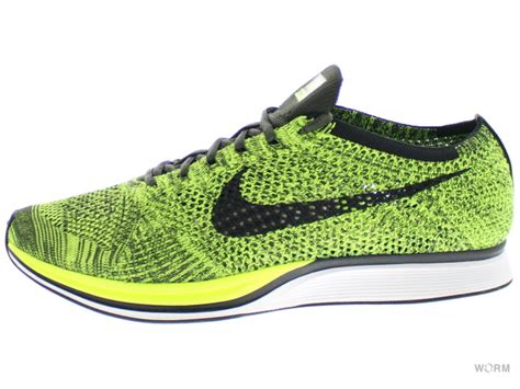 【楽天市場】nike Flyknit Racer 526628 731 Voltblack Sequoia ナイキ フライニット レーサー