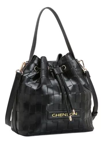 Bolsa Feminina Atemporal Saco Chenson Cor Preto MercadoLivre