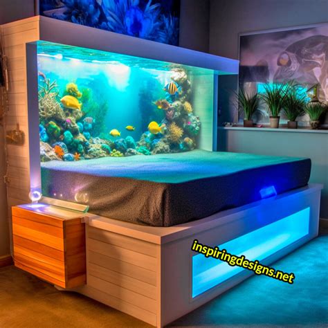 These Stunning Aquarium Beds Let You Sleep with the Fishes, but in a ...