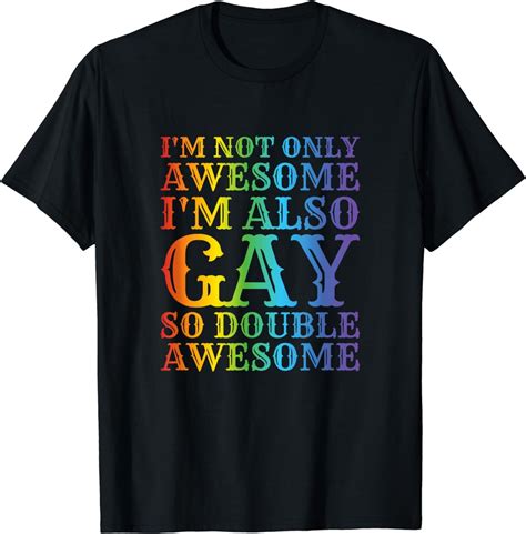 Lgbtq Rainbow Pride Gay Lesbian Lgbt Proud T Shirt Walmart