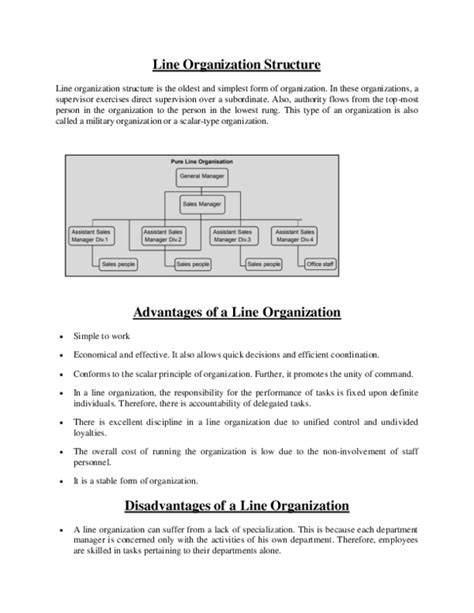 (DOC) Line Organization Structure | raman prakash gupta - Academia.edu