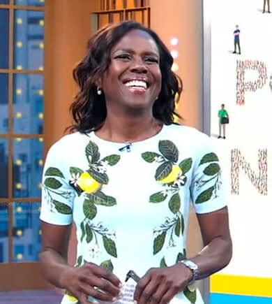 Wornontv Deborahs Light Blue Lemon Dress On Good Morning America