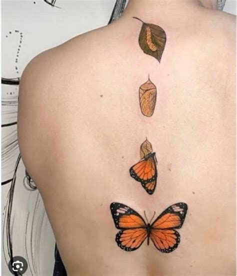 Pin De Charlsey Herin En Tattoos Tatuajes De Mariposas En La Espalda