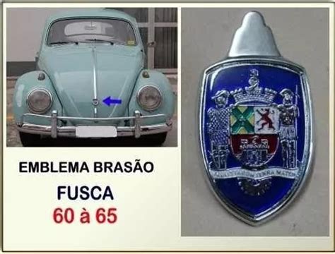 Emblema Bras O Cap Fusca A Paulistarum Novo Frete Gr Tis