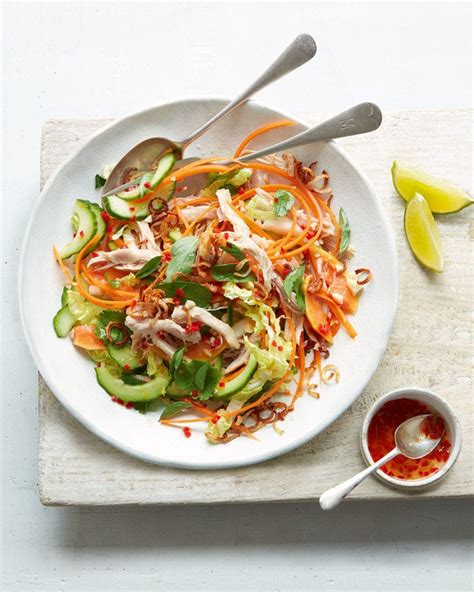 Vietnamese Chicken Salad With Crunchy Peanuts Recipe Delicious Magazine