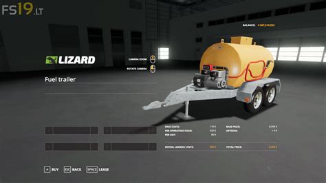 Lizard Fuel Trailer V Fs Mods Farming Simulator Mods