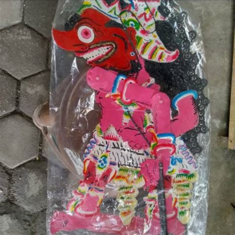 Jual KERAJINAN WAYANG KULIT BUTO RAHARSTO JUMBO UNTUK DALANG DEWASA