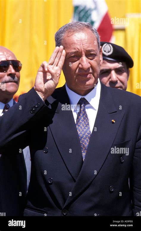 Nabih Berri Lebanon's parliamentary speaker at first anniversary of ...