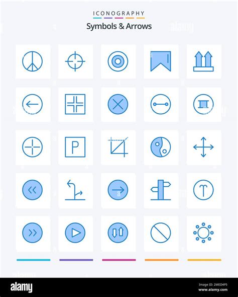 Creative Symbols Arrows Blue Icon Pack Such As Arrow Transport