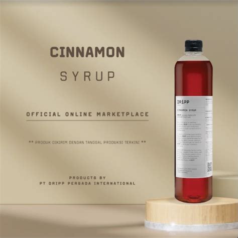 Jual Dripp Cinnamon Syrup Sirup Rasa Kayu Manis Untuk Minuman Enak Di