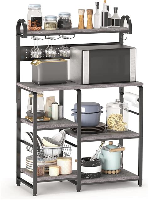 Amazon Nsdirect Baker S Rack Coffee Station Microwave Oven Stand