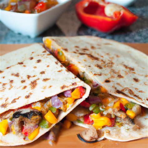 Healthy Veggie Quesadillas Recipe CookAIfood