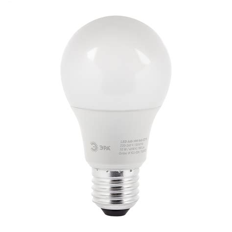 Лампа светодиодная 10 Вт груша нейтральный RED LINE LED A60-10W-840-E27 ...