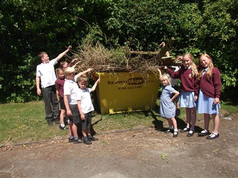 Skips Donated To Barton Stacey Primary School Raymond Brown Group