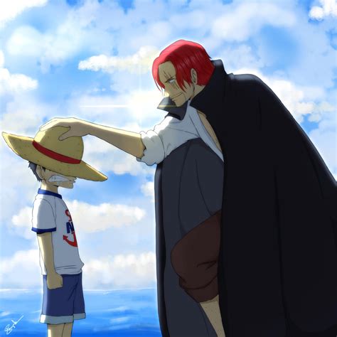 Shanks Giving His Straw Hat To Luffy By Mrstrawhat1 On Deviantart