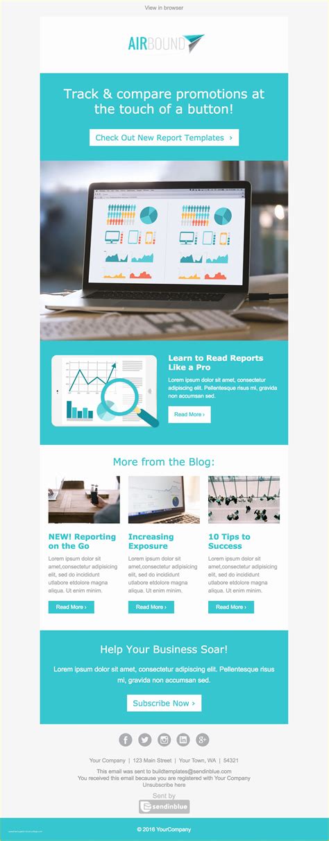 Best Free Email Newsletter Templates Of top 8 B2b Email Templates for ...