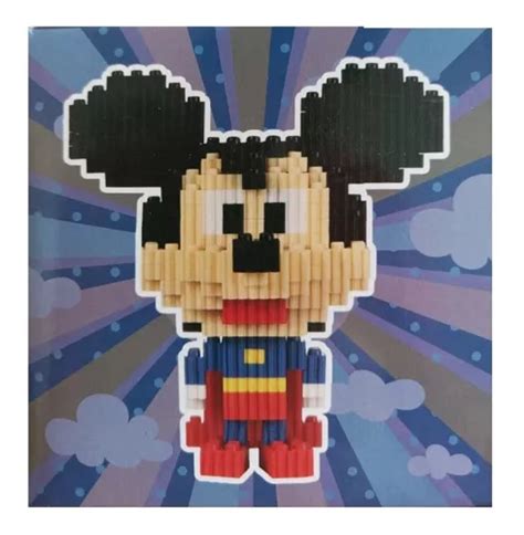 Mini Bloques Tipo Lego Mickey Mouse Super Figura 3d Armable