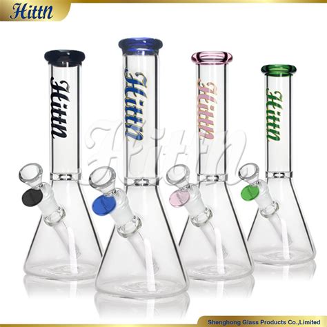 Hittn Hot Sale Classic 10 Inches 14mm Joint Dry Herb Beaker Pipe Pyrex